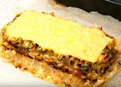 Вкусна лазаня с кайма от питка във фурната: гответе по стъпка по стъпка рецепта със снимка.