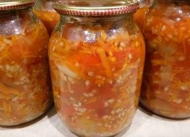 Готвим лечо с ориз за зимата по стъпка по стъпка рецепта със снимка.