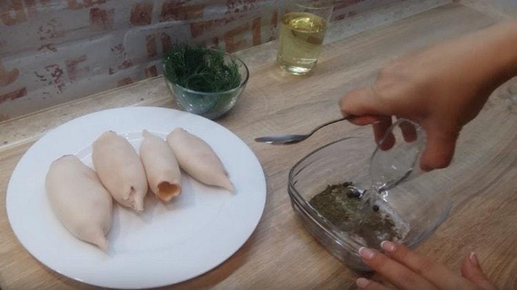 Готвене марината.