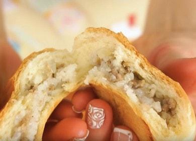 Приготвяме вкусни месни пайове по стъпка по стъпка рецепта със снимка.
