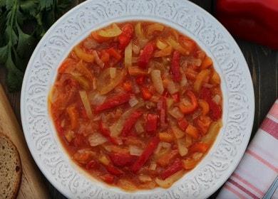 Най-вкусната рецепта за Лечо: стъпка по стъпка снимки, подробни инструкции.