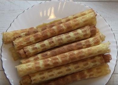 Най-вкусната рецепта за тънки вафли: стъпка по стъпка снимки и видеоклипове.