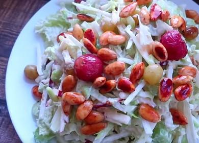 Вкусна рецепта за салата със стъбло от целина: стъпка по стъпка снимки.