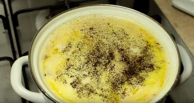 Пипер супата на вкус.