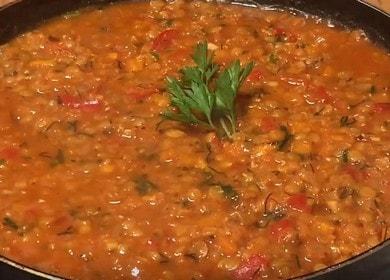 Много вкусна леща със зеленчуци: ние готвим по стъпка по стъпка рецепта със снимка.