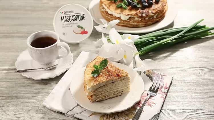 палачинка с маскарпоне е готова