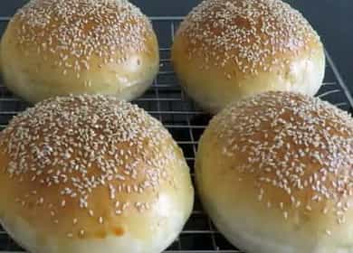 Най-вкусните кифлички със сусамово семе за хамбургери 🍔