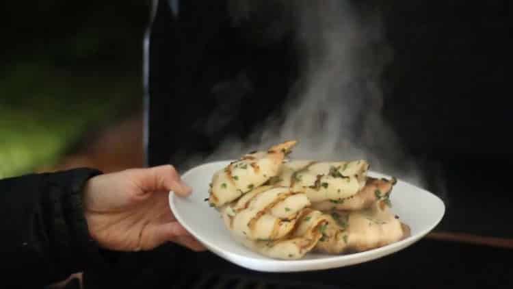 Тайландски калмари на скара - безумно вкусни