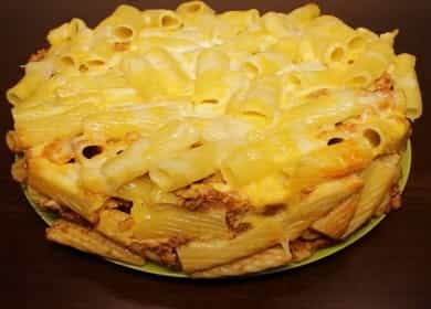 Вкусна тестена касерола с кайма - гответе в бавна готварска печка 🍝