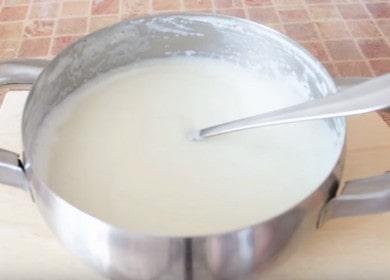 Най-вкусната каша с грис в мляко: гответе със стъпка по стъпка снимки.