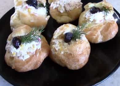 Вкусен пълнеж за закуска profiteroles 🥙