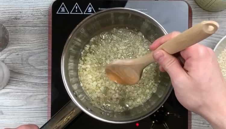 Готвене на скариди Ризото