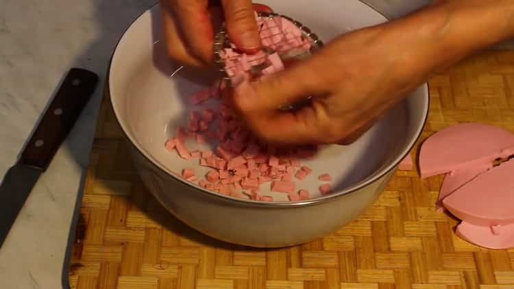 Готвене салата от бял боб