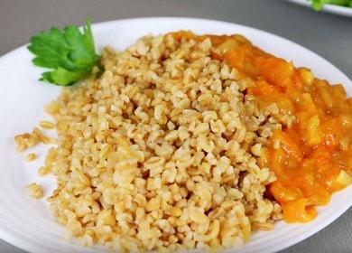 Приготвяме вкусна гарнитура за зелеви рулца по стъпка по стъпка рецепта със снимка.
