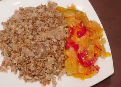 Вкусна елда с яхния - проста рецепта за готвене в бавна готварска печка 🥣