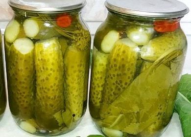 Кисели краставици в литрови буркани без оцет 🥫