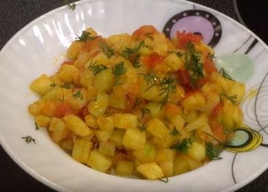 Печени тиквички с домати и чесън - прости и вкусни 🍅