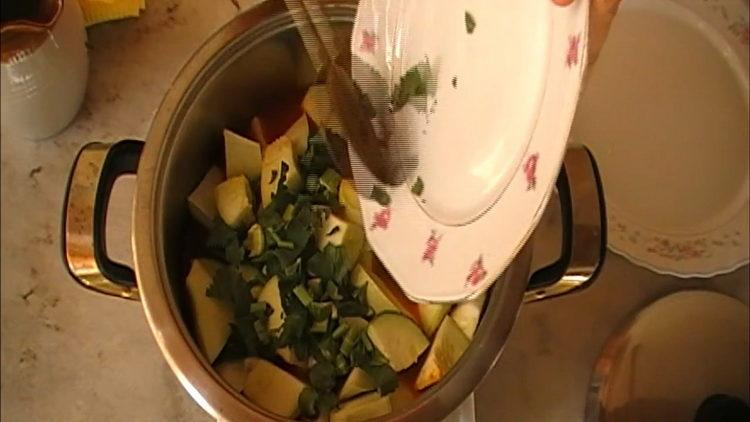 добавете целина