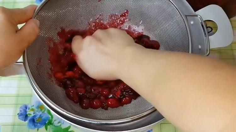 Смелете плодовете за готвене