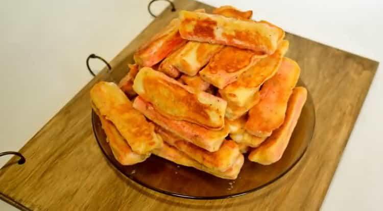 пържени раци пръчки готови