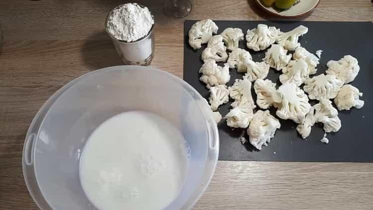 Карфиол тесто по рецепта стъпка по стъпка със снимка