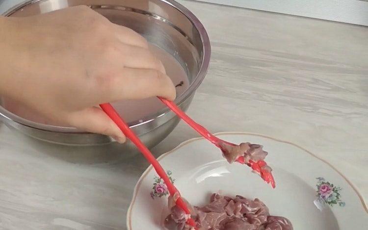 пригответе пилешки дробчета в заквасена сметана