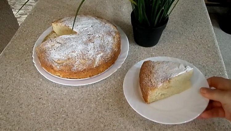 Манник с ябълки стъпка по стъпка рецепта със снимка
