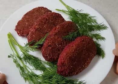 Вкусни котлети от постно цвекло 🥣
