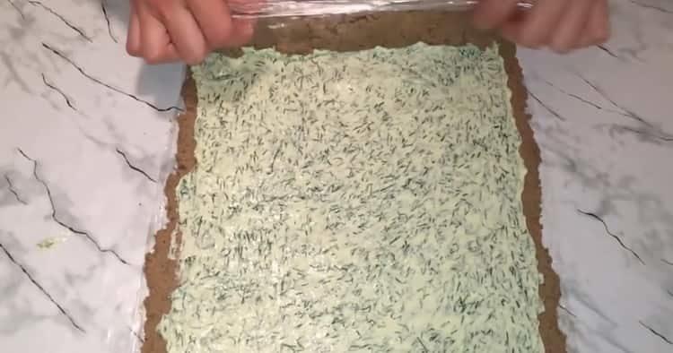 сложете масло върху черния дроб