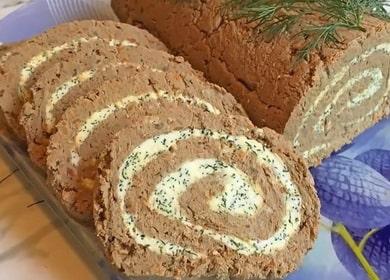 Как да научите как да направите вкусна ролка от черен дроб 🥣
