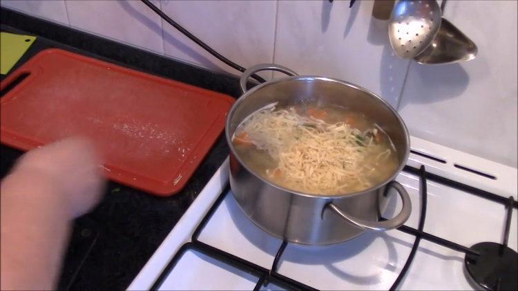 Добавете юфка за готвене