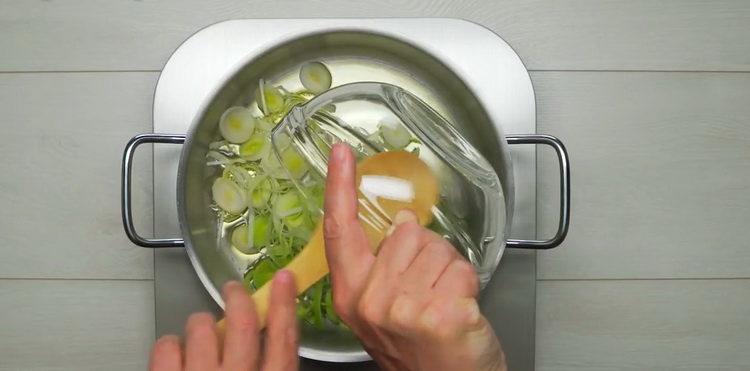 запържете съставките