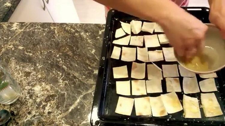 Пригответе пълнежа за готвене