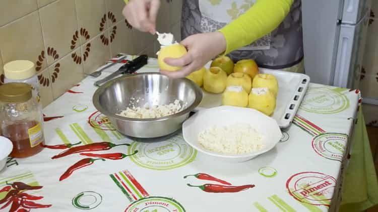 Пълнени ябълки за готвене