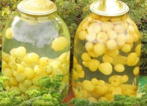 Приготвяме вкусен компот от грозде за зимата по стъпка по стъпка рецепта със снимка.