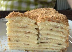 Приготвяме проста, но вкусна торта в тиган по стъпка по стъпка рецепта със снимка.