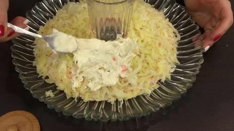 сложете картофи