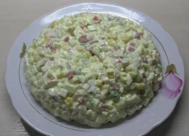 Рецепта за класически раци  Салата с царевица