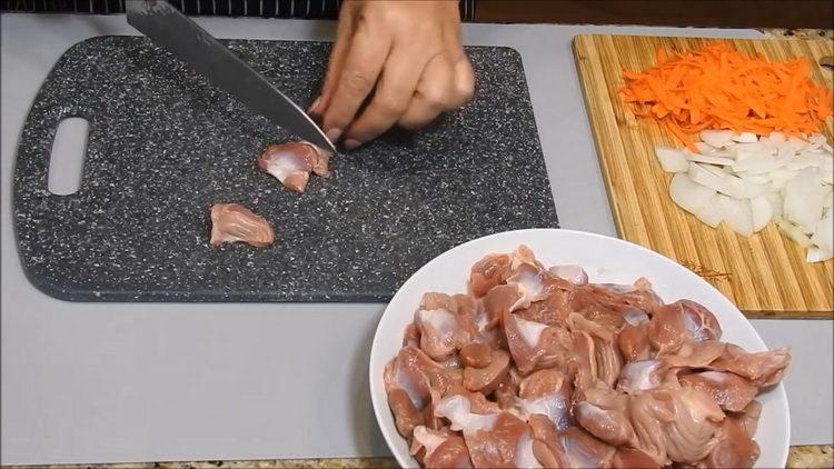 рецепта за пилешки стомаси