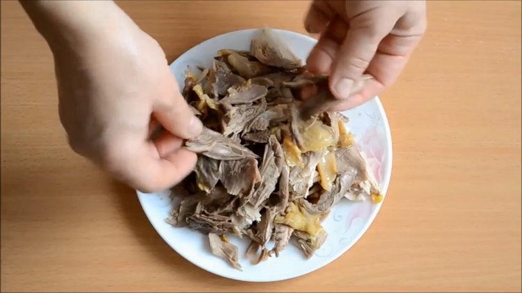 сварете месото