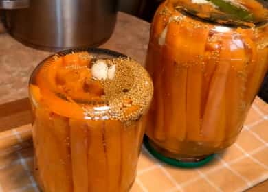 Мариновани моркови за зимата без оцет 🥕