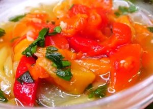 готвим вкусни печени чушки за зимата