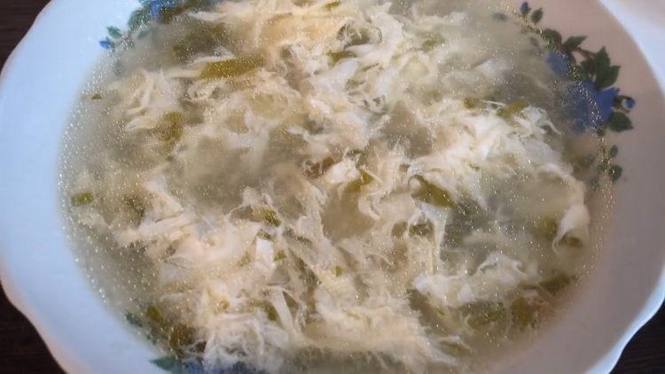 Рецепта супа от киселец стъпка по стъпка със снимка