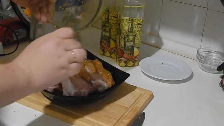 мазни пържоли с марината