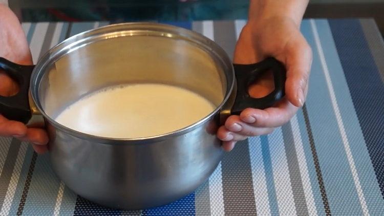 Пригответе мляко