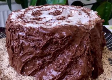 Проста и вкусна торта  Гнило пънче